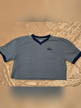Cotton On LA Graphic Crop Tee XS 💙